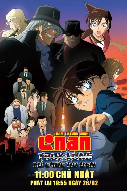 Phim Conan 13 Truy Lùng Tổ Chức Áo Đen